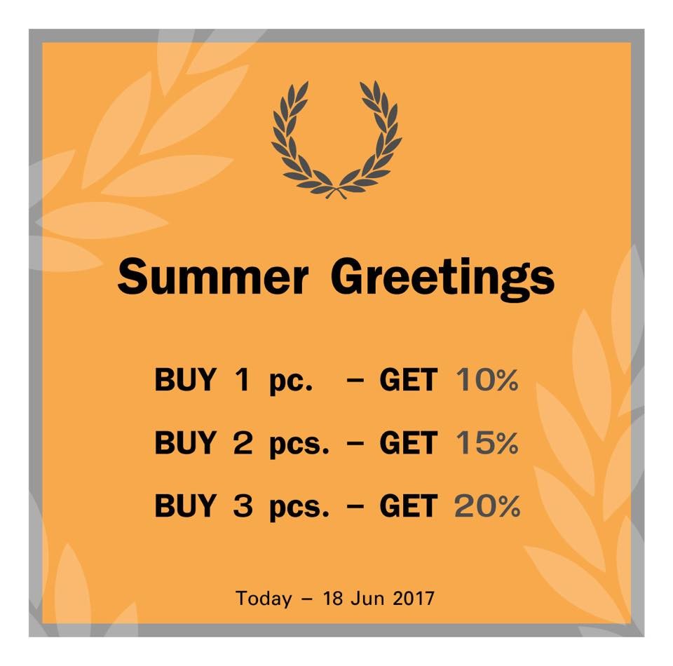 Fred Perry Summer Greetings