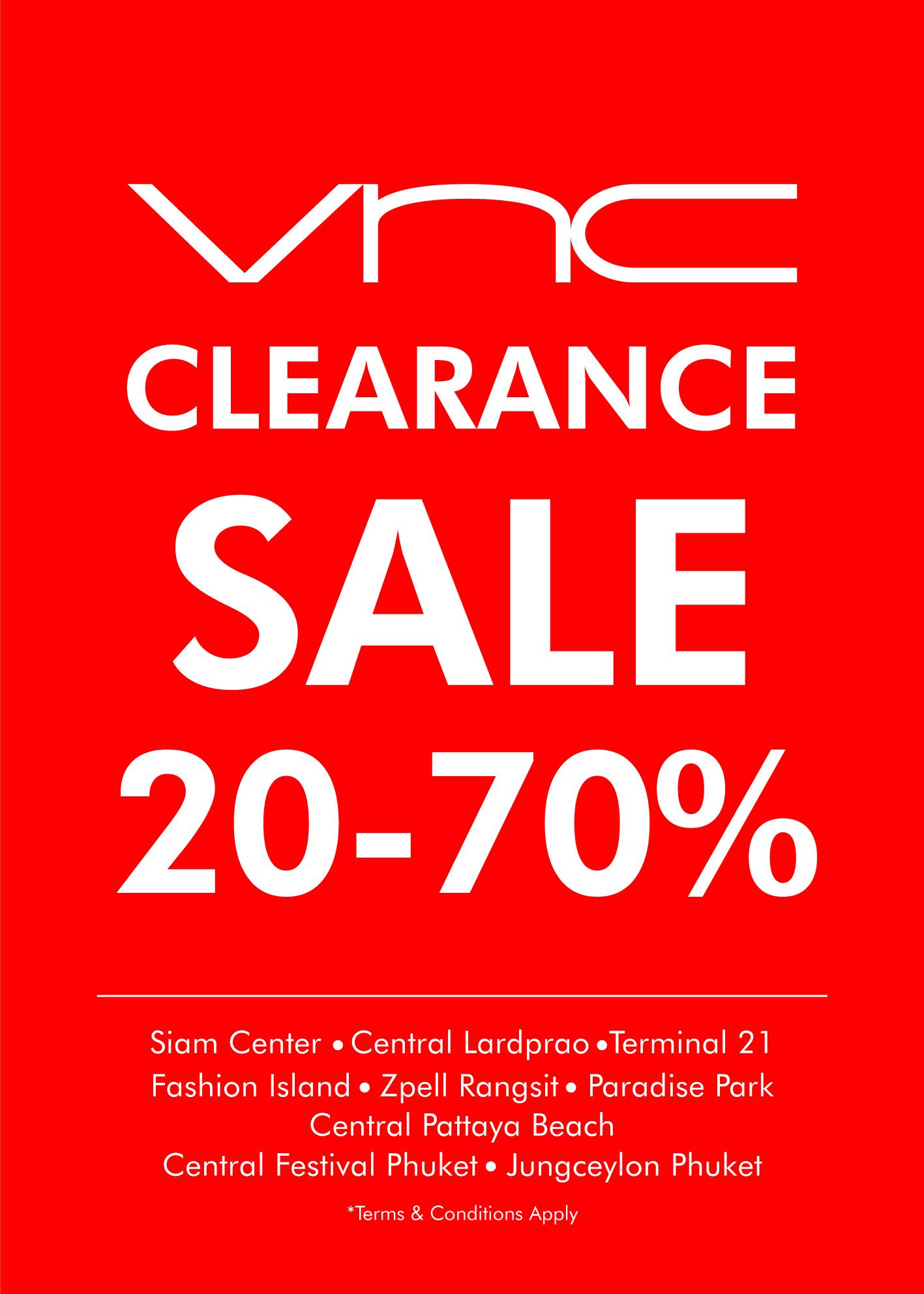 VNC Clearance Sale